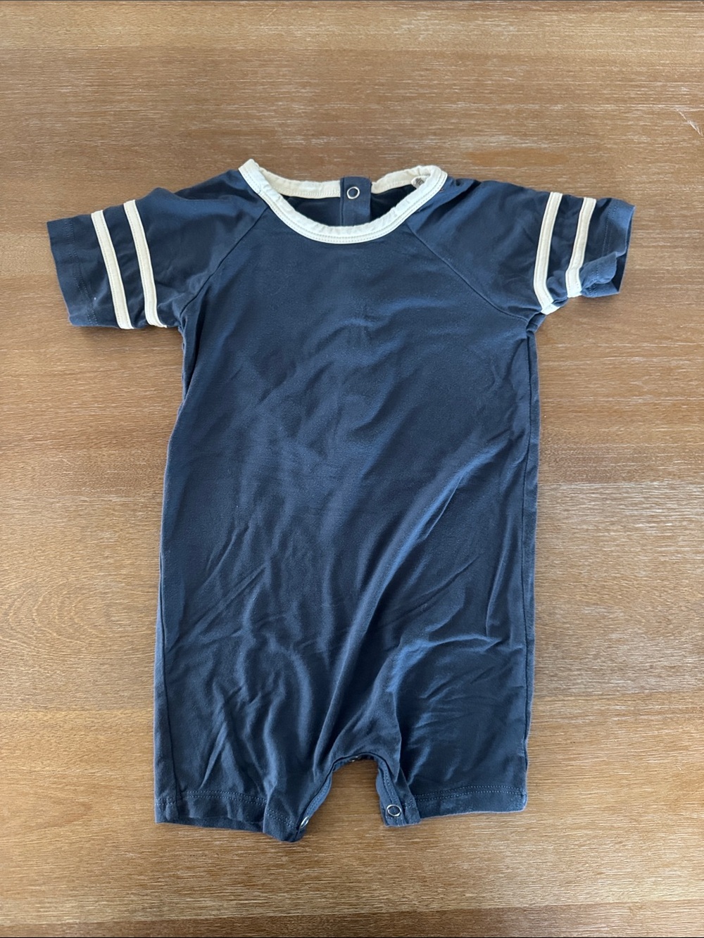 kate quinn Navy, football style One-Piece